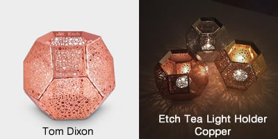 Tom Dixon Etch Tea Light Holder Copper